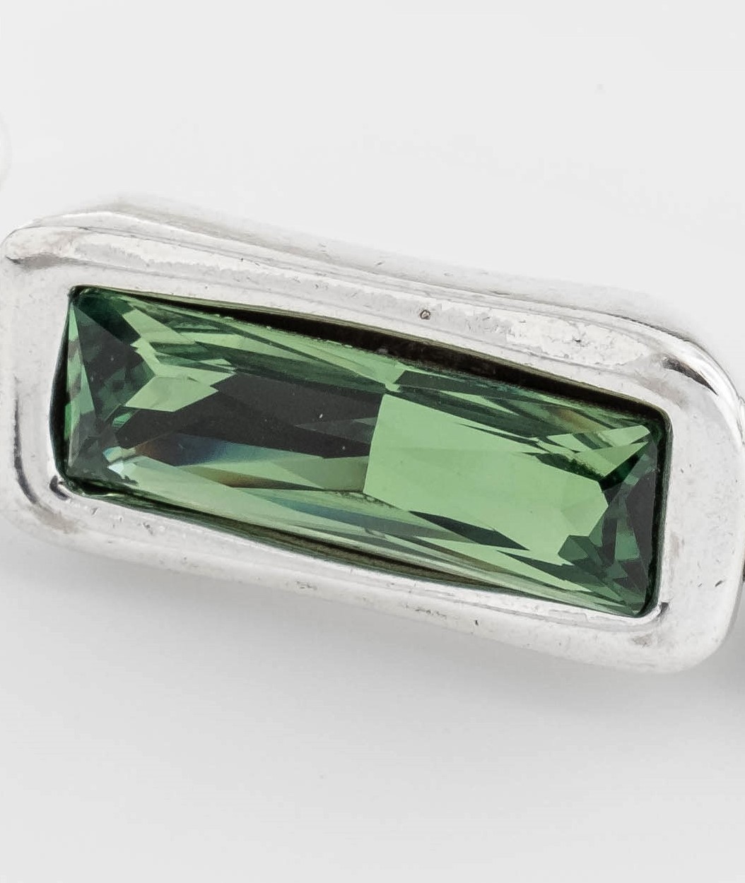 Crystal Swarovski Baguettes Green (Large)