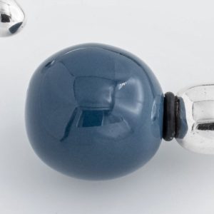Ceramic Beads Petroleum Blue