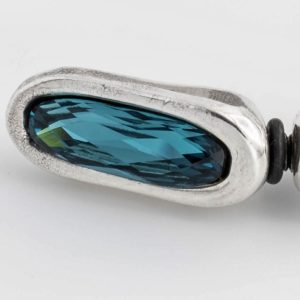 Crystal Swarovski Oval Turquoise (Large)