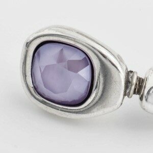 Square Swarovski Crystal - Lilac