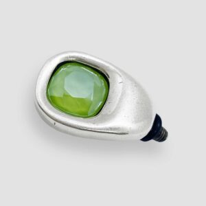 Square Swarovski Crystal - Lime Green
