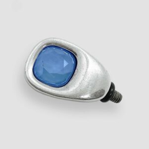 Square Swarovski Crystal - Aqua Blue