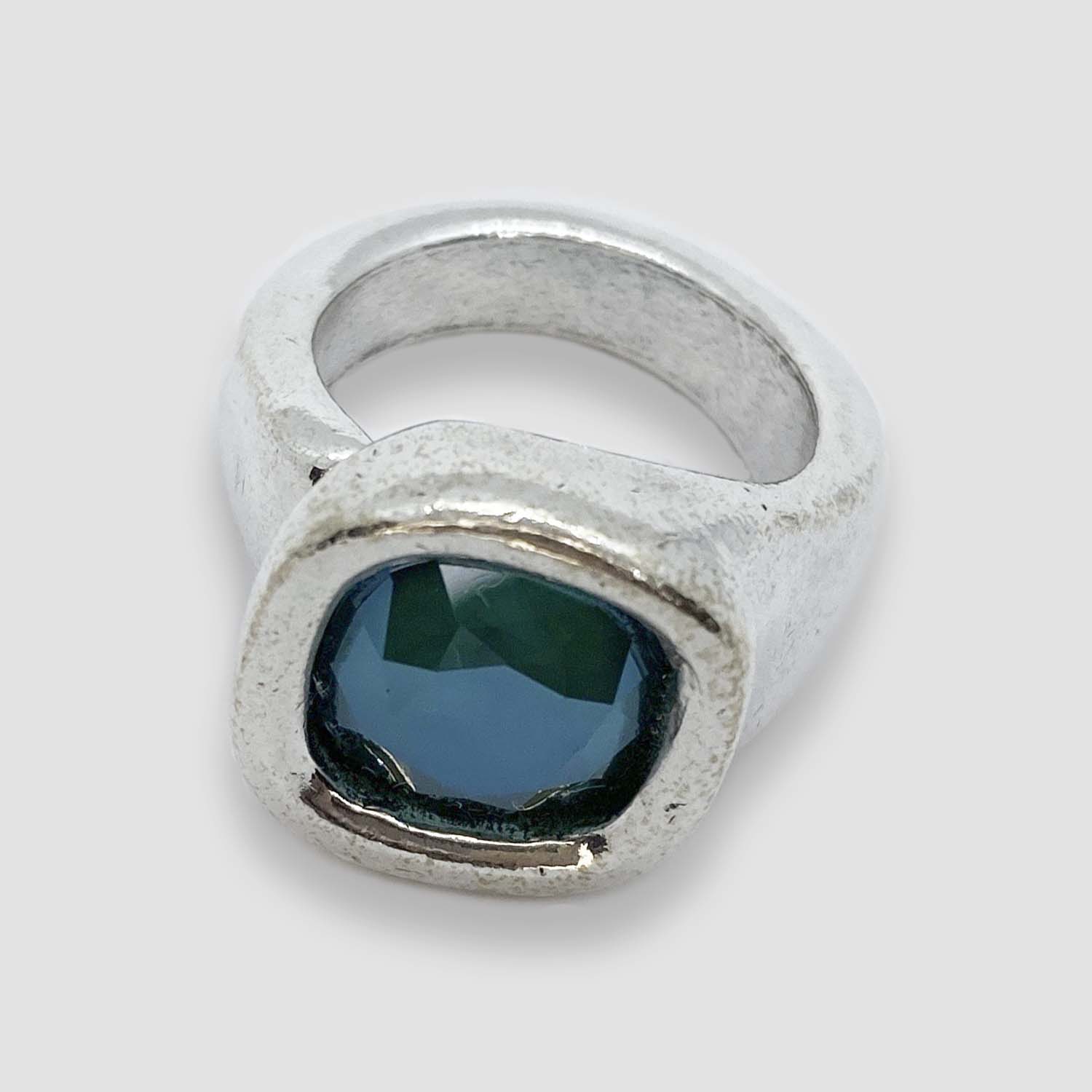 Square Swarovski Crystal - Green Water