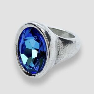 Elipse Swarovski Crystal - Sea BLue