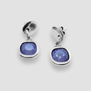 Square Swarovski Crystal - Lilac