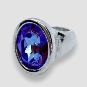 Elipse Swarovski Crystal -  Purple