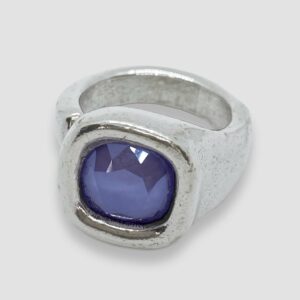 Square Swarovski Crystal - Lilac