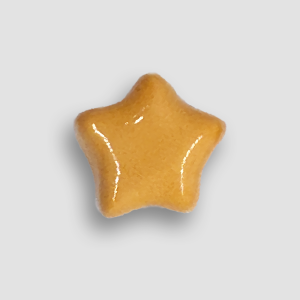 Accessory Ceramic Heart for Rings or Necklaces - Mandarine