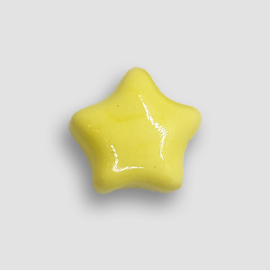 Accessory Ceramic Heart for Rings or Necklaces - Yellow