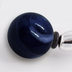 Beads ceramic for bracelet of plate silver or gold plated