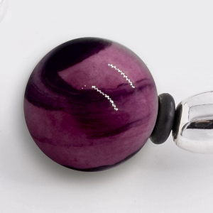 Beads ceramic for bracelet of plate silver or gold plated