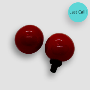 Beads Ceramic for Earrings Versatile Collection – Red